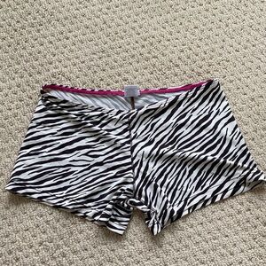Zebra print Swim shorts/yoga shorts